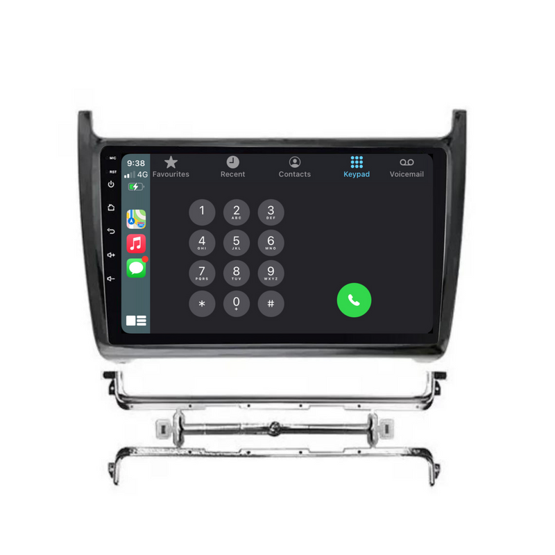 Load image into Gallery viewer, Volkswagen Polo (2011-2018) Plug & Play Head Unit Upgrade Kit: Car Radio with Wireless & Wired Apple CarPlay & Android Auto