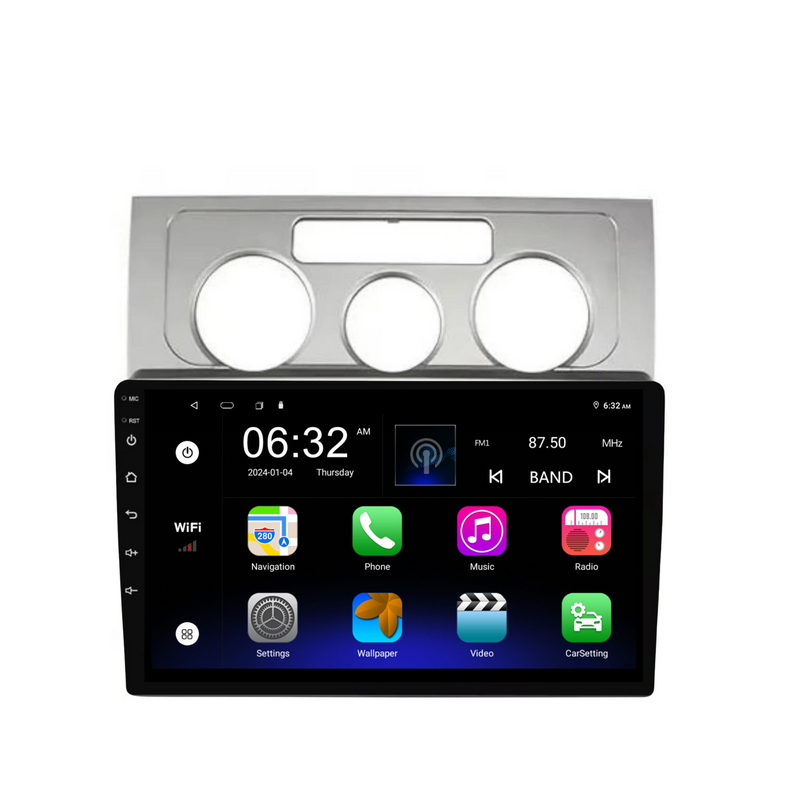 Load image into Gallery viewer, Volkswagen Touran (2004-2008) Plug & Play Head Unit Upgrade Kit: Car Radio with Wireless & Wired Apple CarPlay & Android Auto