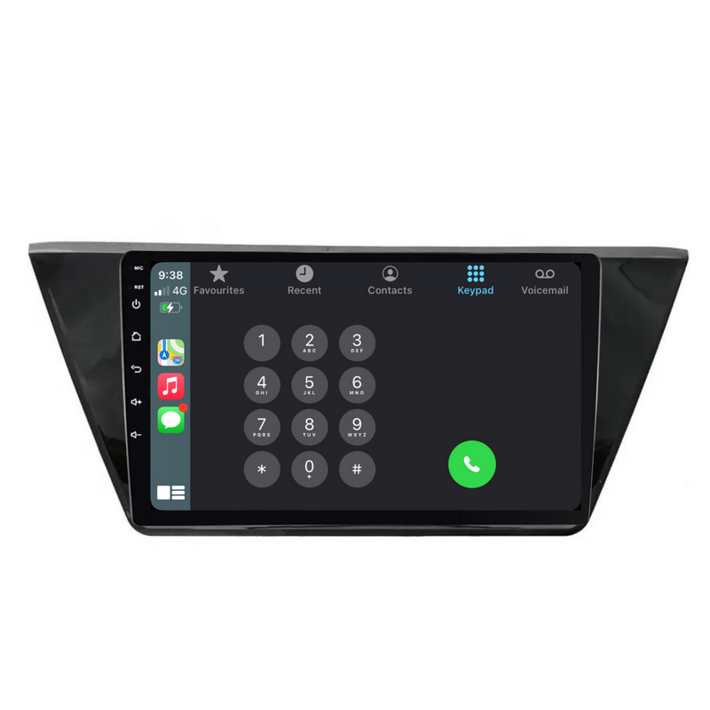 Load image into Gallery viewer, Volkswagen Touran (2015-2018) Plug & Play Head Unit Upgrade Kit: Car Radio with Wireless & Wired Apple CarPlay & Android Auto