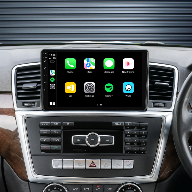Load image into Gallery viewer, Mercedes Benz ML Class / W166 (2012-2018) Plug & Play Head Unit Upgrade Kit: Car Radio with Wireless & Wired Apple CarPlay & Android Auto