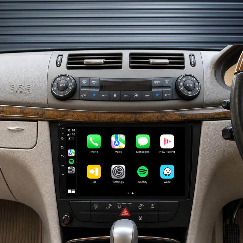 Load image into Gallery viewer, Mercedes Benz E-Class W211 (2002-2010) Plug & Play Head Unit Upgrade Kit: Car Radio with Wireless & Wired Apple CarPlay & Android Auto