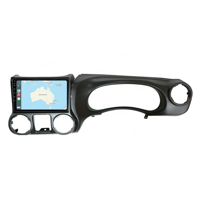 Load image into Gallery viewer, Jeep Wrangler (2015-2016) Plug & Play Head Unit Upgrade Kit: Car Radio with Wireless & Wired Apple CarPlay & Android Auto