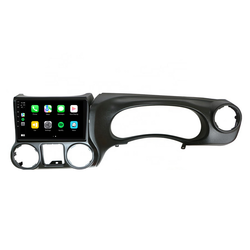 Load image into Gallery viewer, Jeep Wrangler (2015-2016) Plug & Play Head Unit Upgrade Kit: Car Radio with Wireless & Wired Apple CarPlay & Android Auto