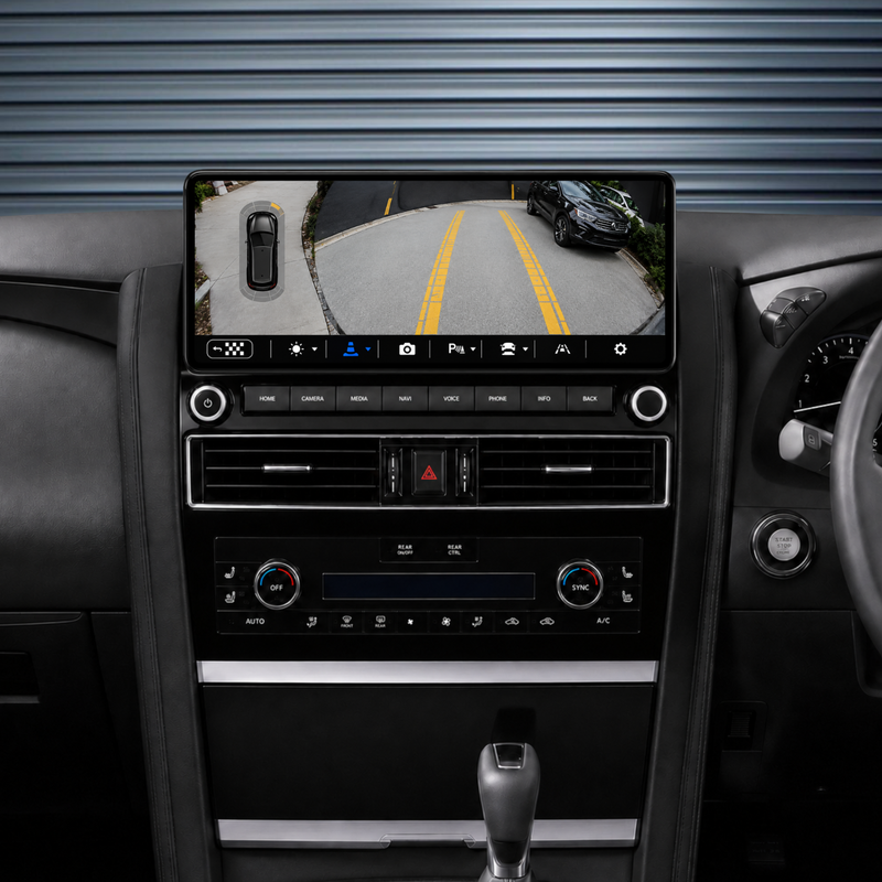 Load image into Gallery viewer, Nissan Patrol Y62 Ti / Ti-L / Warrior (2010 - 2024) 12.3" HD Plug & Play Head Unit Upgrade Kit: Car Radio with Wireless & Wired Apple CarPlay & Android Auto
