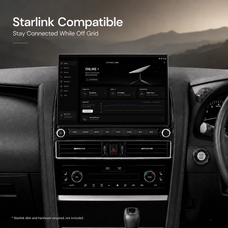 Load image into Gallery viewer, Nissan Patrol Y62 Ti / Ti-L / Warrior (2010 - 2024) 13.1" HD Large Plug & Play Head Unit Upgrade Kit: Car Radio with Wireless & Wired Apple CarPlay & Android Auto