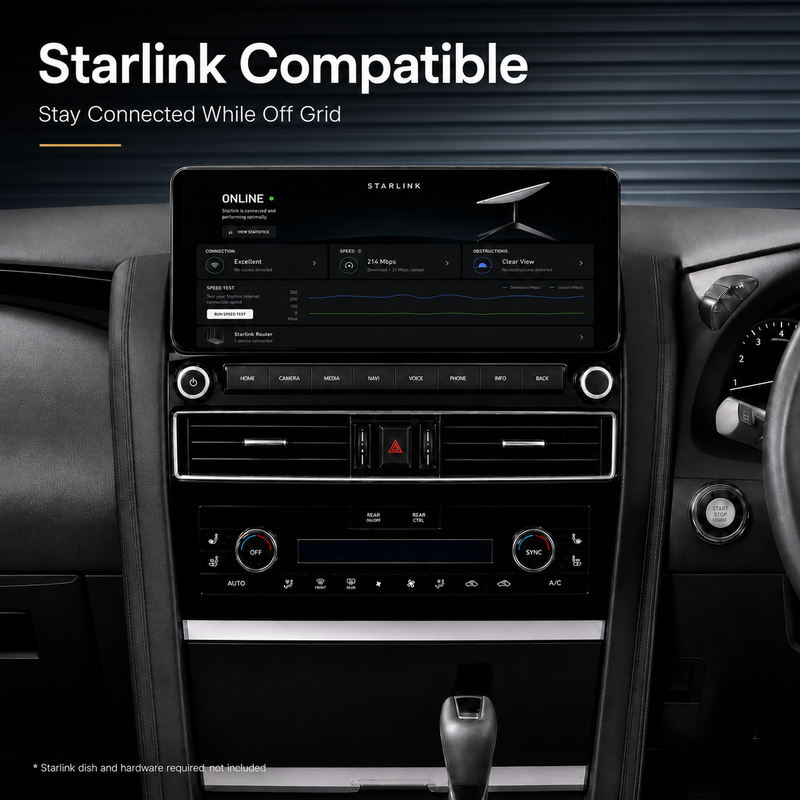 Load image into Gallery viewer, Nissan Patrol Y62 Ti / Ti-L / Warrior (2010 - 2024) 12.3" HD Plug & Play Head Unit Upgrade Kit: Car Radio with Wireless & Wired Apple CarPlay & Android Auto