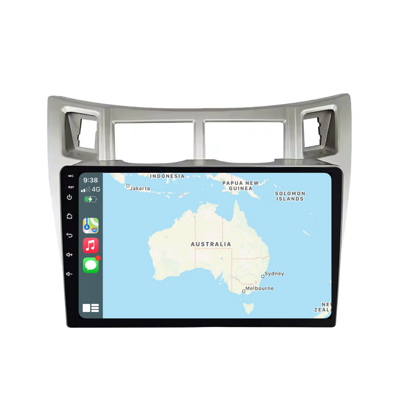 Load image into Gallery viewer, Toyota Yaris (2005-2011 Silver) - Plug & Play Head Unit Upgrade Kit: Car Radio with Wireless & Wired Apple CarPlay & Android Auto