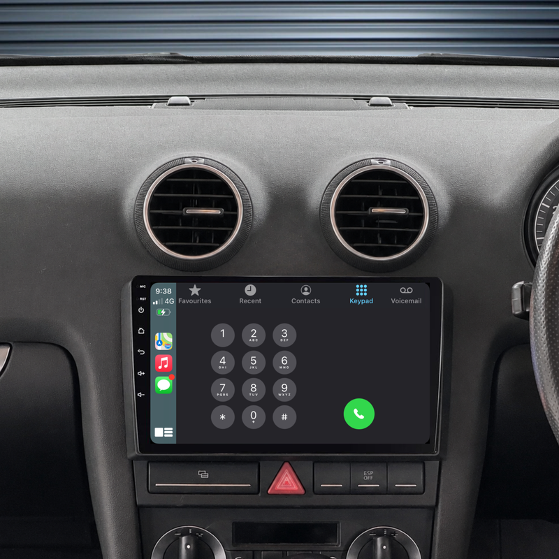 Load image into Gallery viewer, Audi A3 (2008-2012) Plug & Play Head Unit Upgrade Kit: Car Radio with Wireless & Wired Apple CarPlay & Android Auto