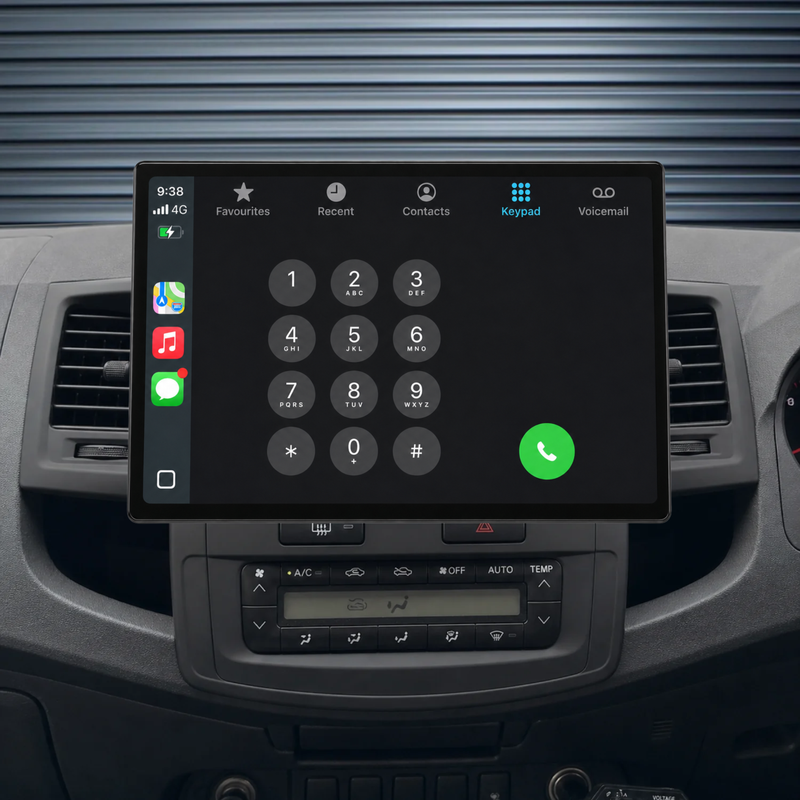 Load image into Gallery viewer, Toyota Hilux / N70 Auto AC 13.1" HD Ultra-Large (2005-2014) Plug & Play Head Unit Upgrade Kit: Car Radio with Wireless & Wired Apple CarPlay & Android Auto
