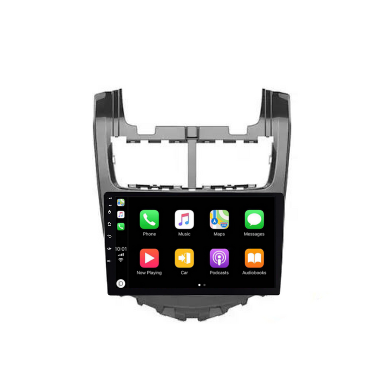 Load image into Gallery viewer, Chevrolet Aveo / Sonic (2014-2017) Plug & Play Head Unit Upgrade Kit: Car Radio with Wireless & Wired Apple CarPlay & Android Auto