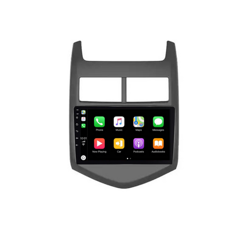 Chevrolet Aveo / Sonic (2011 - 2015) Plug & Play Head Unit Upgrade Kit: Car Radio with Wireless & Wired Apple CarPlay & Android Auto