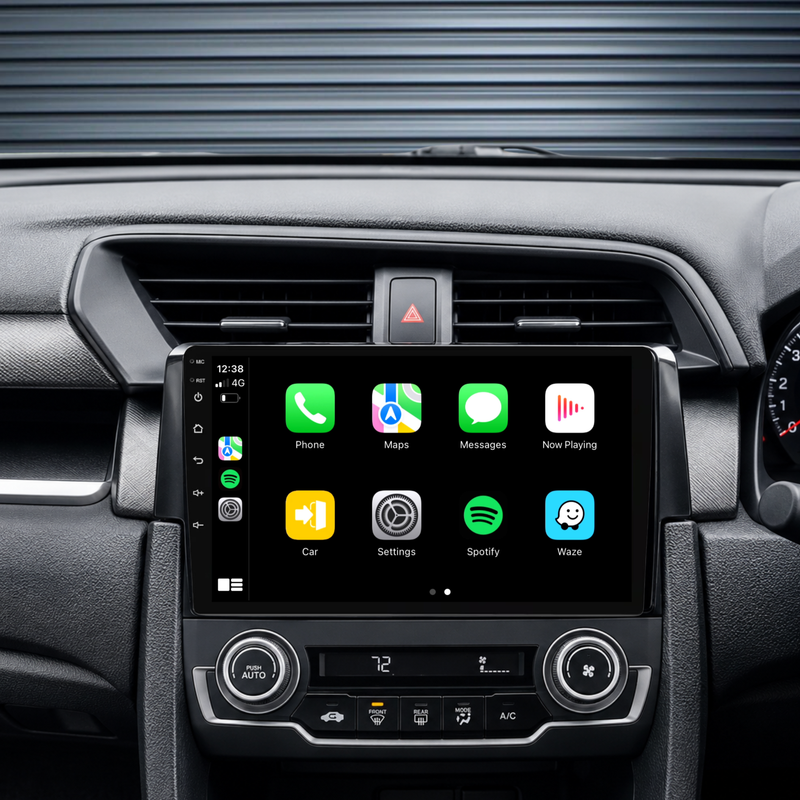 Load image into Gallery viewer, Honda Civic (2016-2020) Plug & Play Head Unit Upgrade Kit: Car Radio with Wireless & Wired Apple CarPlay & Android Auto