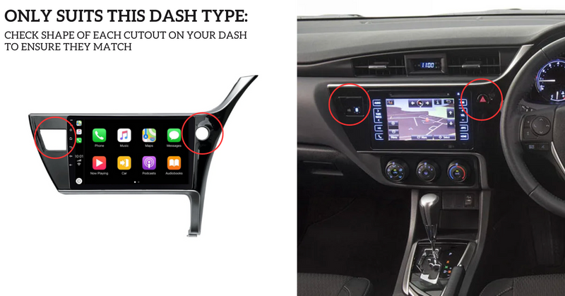 Load image into Gallery viewer, Toyota Corolla Hatch (2015-2018) Plug & Play Head Unit Upgrade Kit: Car Radio with Wireless & Wired Apple CarPlay & Android Auto