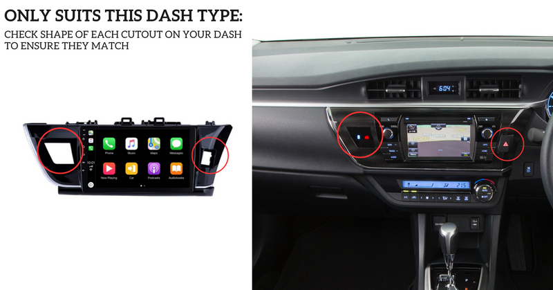 Load image into Gallery viewer, Toyota Corolla Sedan (2013-2016) Plug & Play Head Unit Upgrade Kit: Car Radio with Wireless & Wired Apple CarPlay & Android Auto