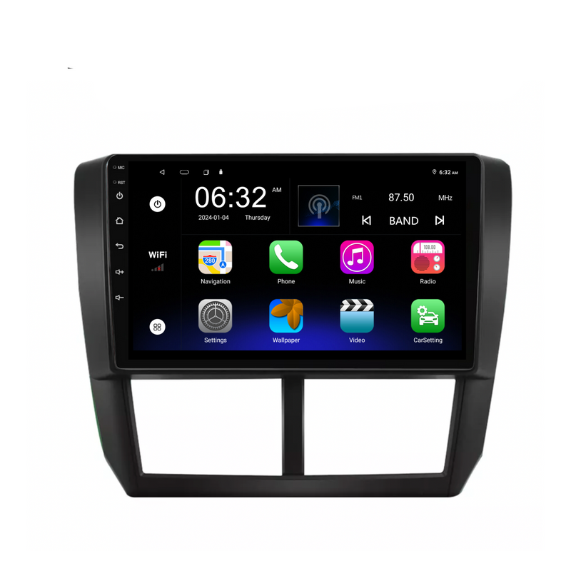 Load image into Gallery viewer, Subaru Forester/Impreza (2008-2012) Plug & Play Head Unit Upgrade Kit: Car Radio with Wireless & Wired Apple CarPlay & Android Auto