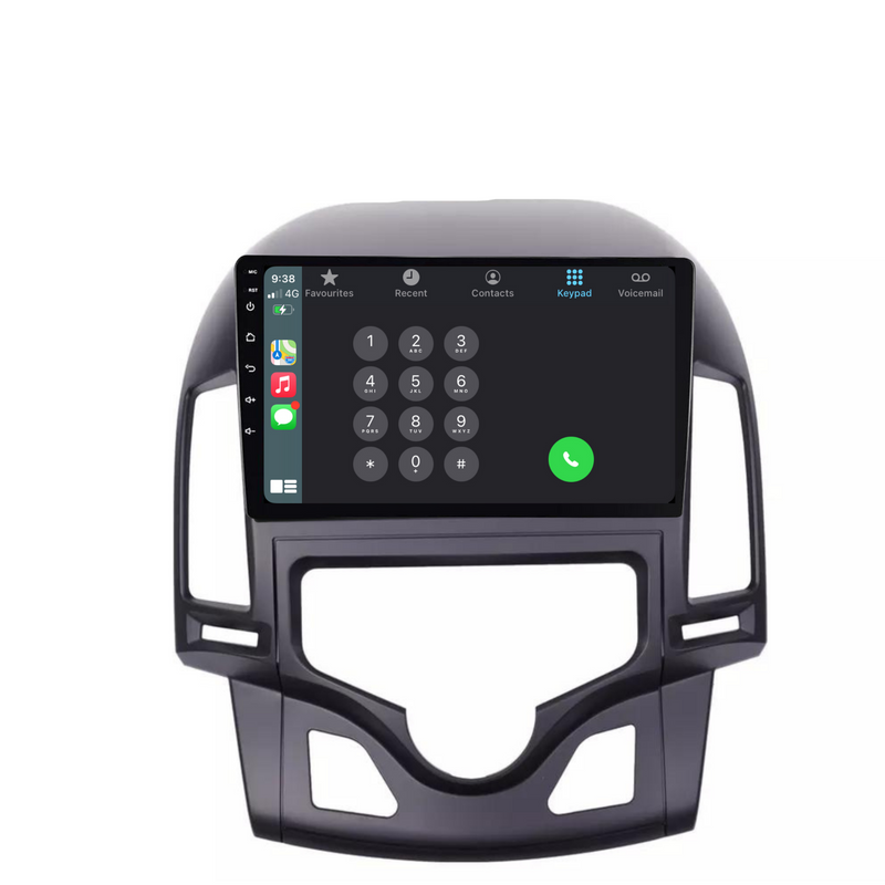 Load image into Gallery viewer, Hyundai i30 (AUTO AC) (2007-2012) Plug & Play Head Unit Upgrade Kit: Car Radio with Wireless & Wired Apple CarPlay & Android Auto