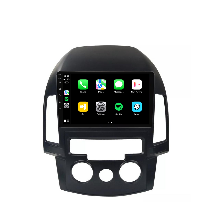 Load image into Gallery viewer, Hyundai i30 (Manual AC) (2007-2012) Plug & Play Head Unit Upgrade Kit: Car Radio with Wireless & Wired Apple CarPlay & Android Auto