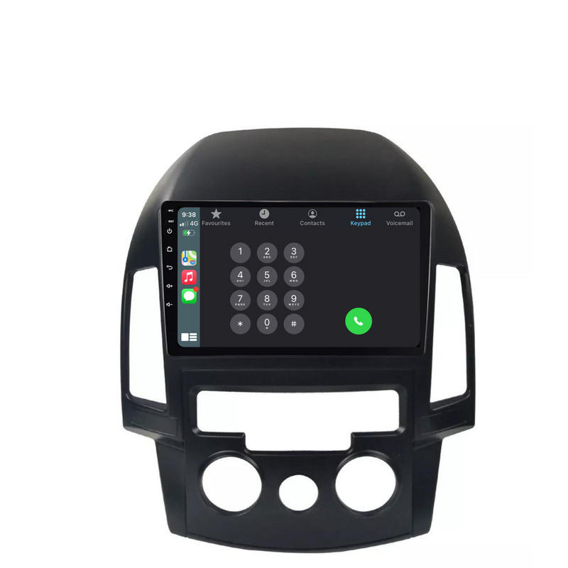 Load image into Gallery viewer, Hyundai i30 (Manual AC) (2007-2012) Plug & Play Head Unit Upgrade Kit: Car Radio with Wireless & Wired Apple CarPlay & Android Auto