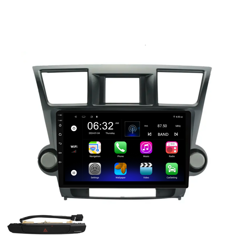 Load image into Gallery viewer, Toyota Kluger (2008-2014) Plug & Play Head Unit Upgrade Kit: Car Radio with Wireless & Wired Apple CarPlay & Android Auto