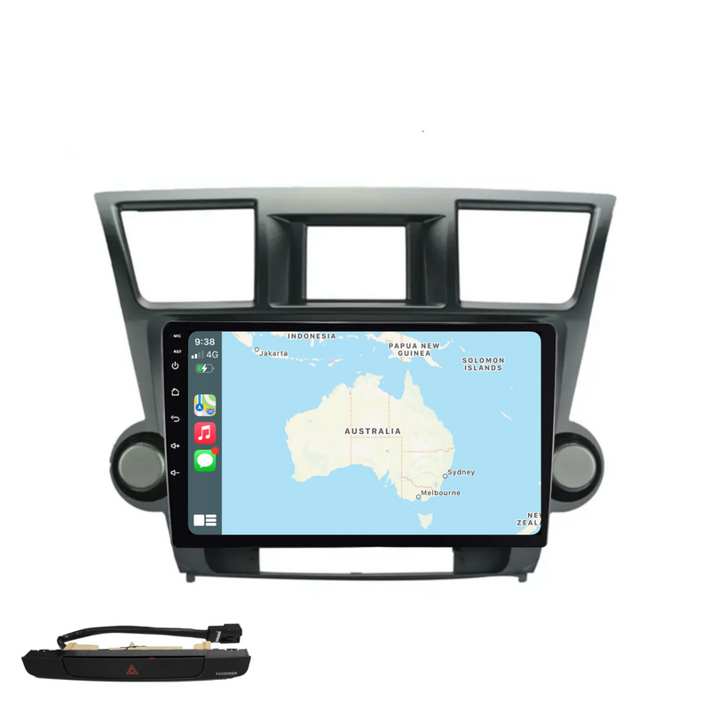 Load image into Gallery viewer, Toyota Kluger (2008-2014) Plug & Play Head Unit Upgrade Kit: Car Radio with Wireless & Wired Apple CarPlay & Android Auto