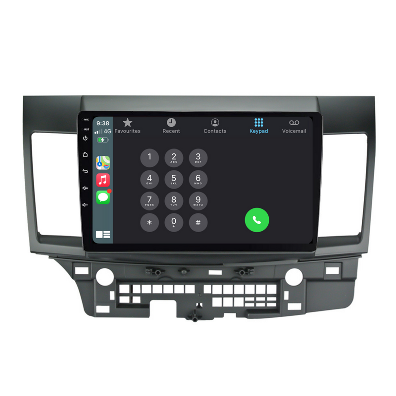 Load image into Gallery viewer, Mitsubishi Lancer (2010-2018) Plug & Play Head Unit Upgrade Kit: Car Radio with Wireless & Wired Apple CarPlay & Android Auto