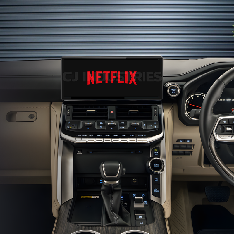 Load image into Gallery viewer, Toyota Landcruiser LC300 300 Series (2021 - 2025) 12.3" HD Plug & Play Head Unit Upgrade Kit: Car Radio with Wireless & Wired Apple CarPlay & Android Auto