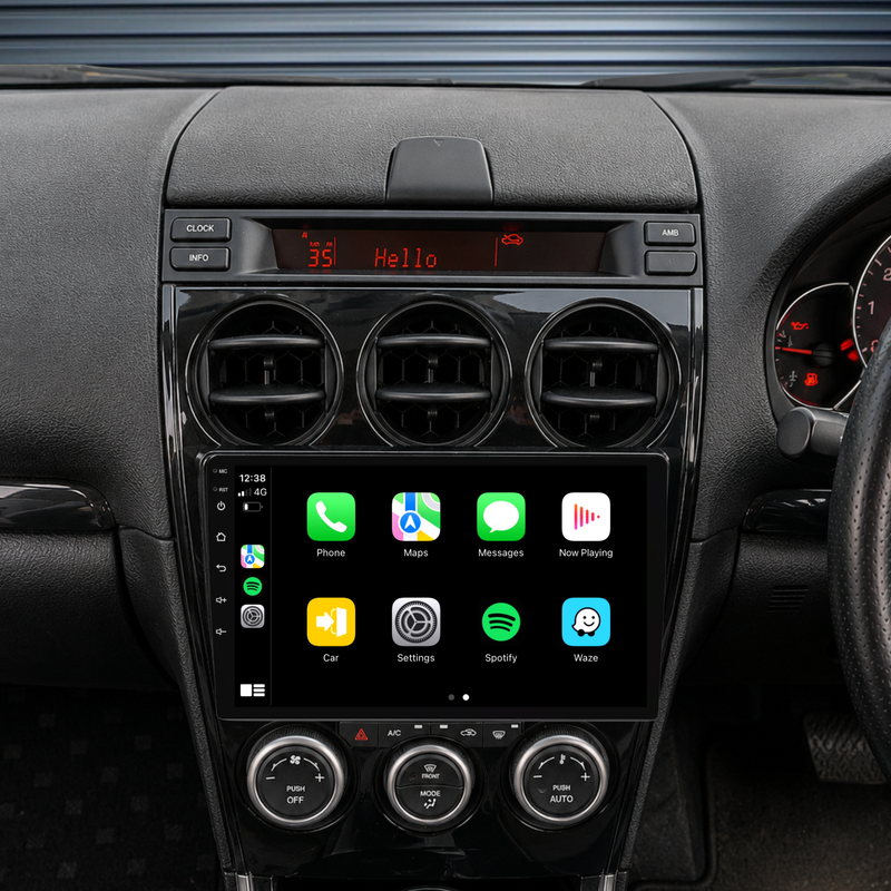 Load image into Gallery viewer, Mazda 6 (2002-2008) Plug & Play Head Unit Upgrade Kit: Car Radio with Wireless & Wired Apple CarPlay & Android Auto