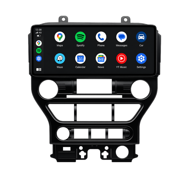 Load image into Gallery viewer, Ford Mustang (2015-2021) 12.3" HD Large Premium Plug & Play Head Unit Upgrade Kit: Car Radio with Wireless & Wired Apple CarPlay & Android Auto