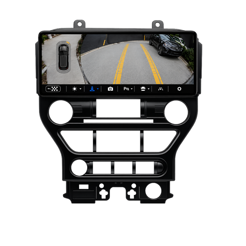 Load image into Gallery viewer, Ford Mustang (2015-2021) 12.3" HD Large Premium Plug & Play Head Unit Upgrade Kit: Car Radio with Wireless & Wired Apple CarPlay & Android Auto