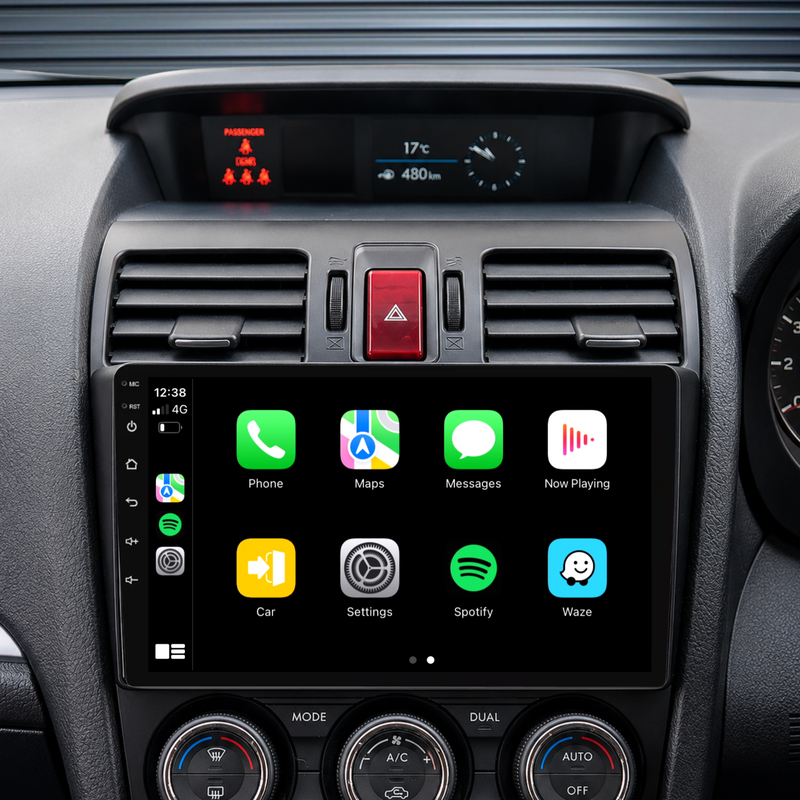 Load image into Gallery viewer, Subaru Forester/Impreza/XV/WRX (2012-2015) Plug & Play Head Unit Upgrade Kit: Car Radio with Wireless & Wired Apple CarPlay & Android Auto