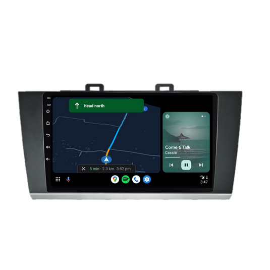Subaru Legacy/Outback/Liberty (2015-2020) Plug & Play Head Unit Upgrade Kit: Car Radio with Wireless & Wired Apple CarPlay & Android Auto
