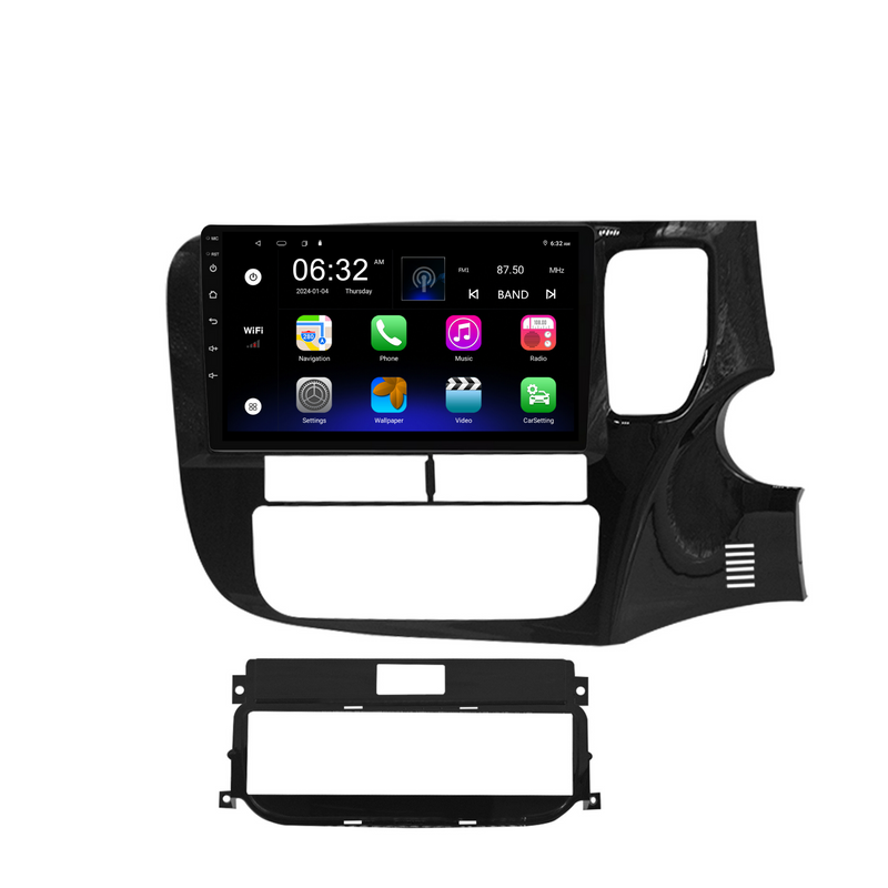 Load image into Gallery viewer, Mitsubishi Outlander (2012-2020) Plug & Play Head Unit Upgrade Kit: Car Radio with Wireless & Wired Apple CarPlay & Android Auto