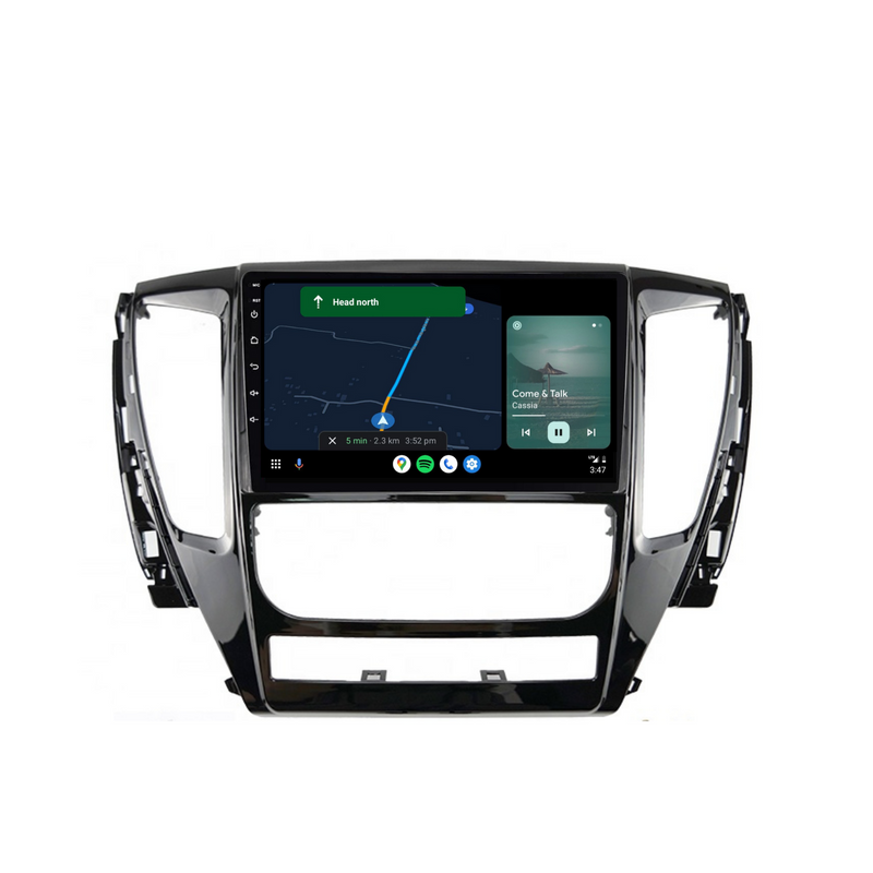 Load image into Gallery viewer, Mitsubishi Pajero Sport (2015-2019) Plug & Play Head Unit Upgrade Kit: Car Radio with Wireless & Wired Apple CarPlay & Android Auto