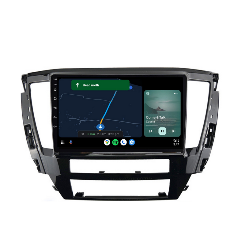Load image into Gallery viewer, Mitsubishi Pajero Sport (2020-2024) Plug & Play Head Unit Upgrade Kit: Car Radio with Wireless & Wired Apple CarPlay & Android Auto