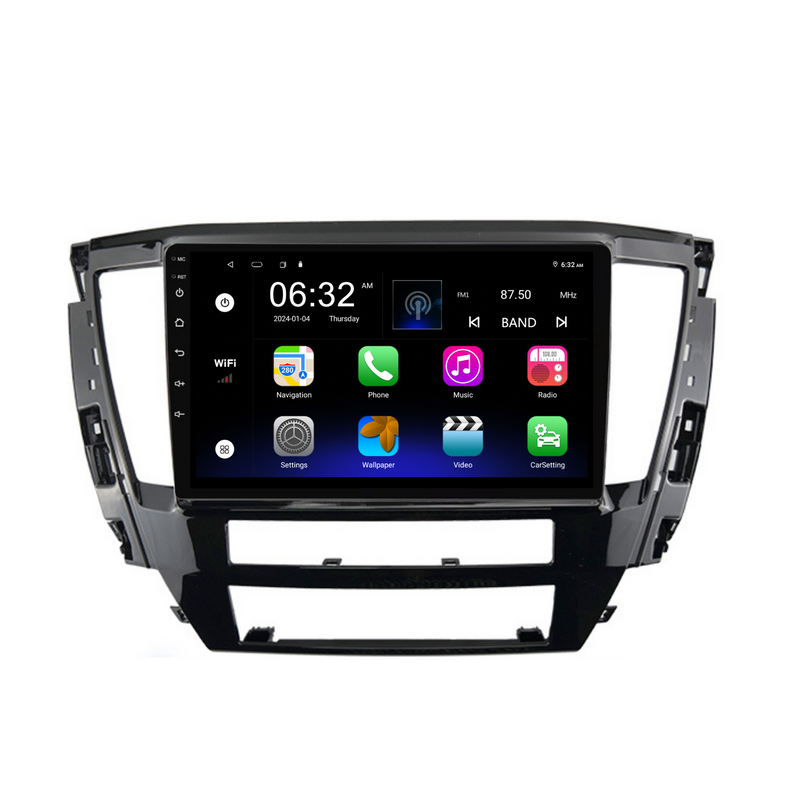 Load image into Gallery viewer, Mitsubishi Pajero Sport (2020-2024) Plug & Play Head Unit Upgrade Kit: Car Radio with Wireless & Wired Apple CarPlay & Android Auto