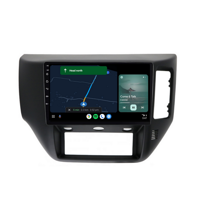 Load image into Gallery viewer, Nissan Patrol Black (2004-2015) Plug & Play Head Unit Upgrade Kit: Car Radio with Wireless & Wired Apple CarPlay & Android Auto
