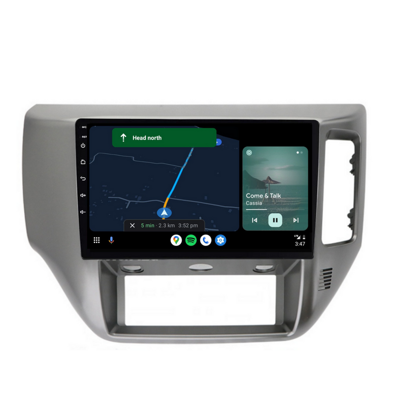 Load image into Gallery viewer, Nissan Patrol Gray (2004-2015) Plug & Play Head Unit Upgrade Kit: Car Radio with Wireless & Wired Apple CarPlay & Android Auto
