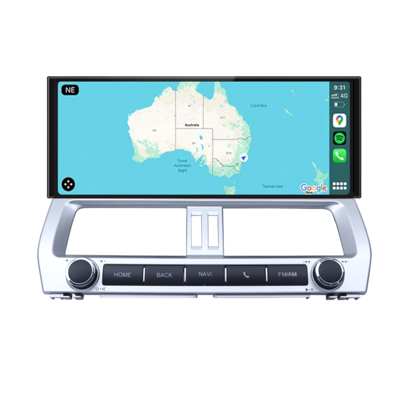 Load image into Gallery viewer, Toyota Prado (2018-2024) 12.3" HD Plug & Play Head Unit Upgrade Kit: Car Radio with Wireless & Wired Apple CarPlay & Android Auto