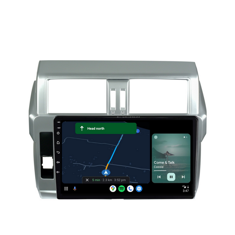 Load image into Gallery viewer, Toyota Prado 150 (2014-2017) Plug & Play Head Unit Upgrade Kit: Car Radio with Wireless & Wired Apple CarPlay & Android Auto