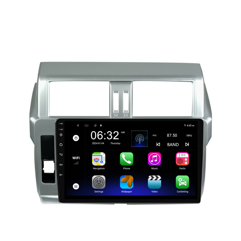 Load image into Gallery viewer, Toyota Prado 150 (2014-2017) Plug & Play Head Unit Upgrade Kit: Car Radio with Wireless & Wired Apple CarPlay & Android Auto