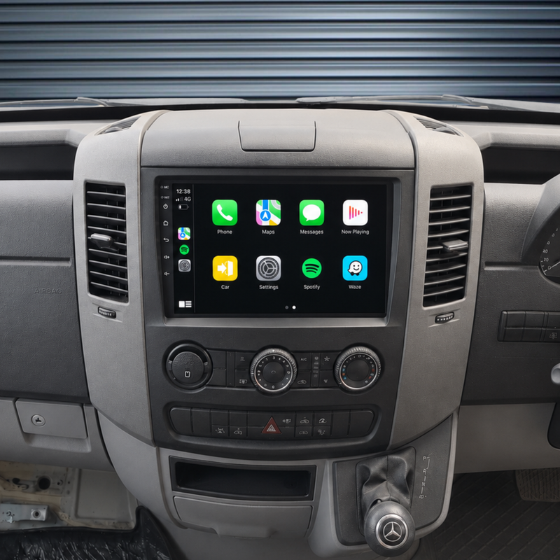 Load image into Gallery viewer, Volkswagen Crafter / Mercedes Sprinter W906 (2006-2016) Plug & Play Head Unit Upgrade Kit: Car Radio with Wireless & Wired Apple CarPlay & Android Auto