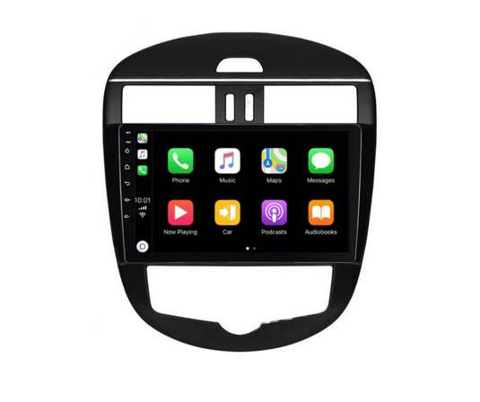 Nissan Tiida (2011-2015) Auto AC Plug & Play Head Unit Upgrade Kit: Car Radio with Wireless & Wired Apple CarPlay & Android Auto