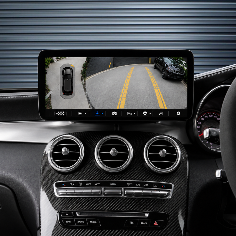 Load image into Gallery viewer, Mercedes Benz C-Class W205 (2014-2019) 12.3" HD Large Premium Plug & Play Head Unit Upgrade Kit: Car Radio with Wireless & Wired Apple CarPlay & Android Auto