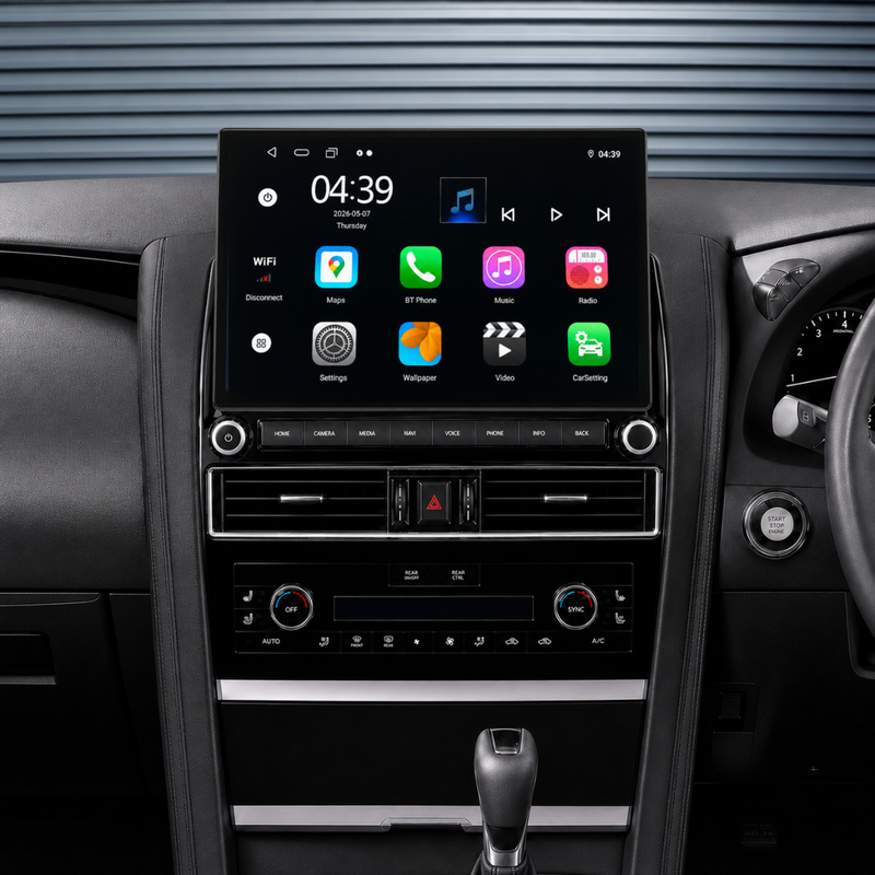 Load image into Gallery viewer, Nissan Patrol Y62 Ti / Ti-L / Warrior (2010 - 2024) 13.1" HD Large Plug & Play Head Unit Upgrade Kit: Car Radio with Wireless & Wired Apple CarPlay & Android Auto