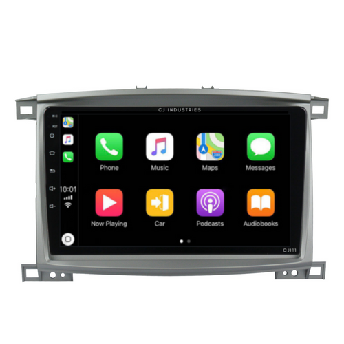 Landcruiser 100 series Plug & Play Head Unit Kit with Wireless CarPlay