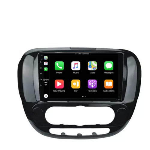 Kia Soul (2014-2018) Plug & Play Head Unit Upgrade Kit: Car Radio with Wireless & Wired Apple CarPlay & Android Auto