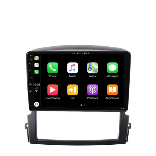 Kia Sorento (2006-2009) Plug & Play Head Unit Upgrade Kit: Car Radio with Wireless & Wired Apple CarPlay & Android Auto