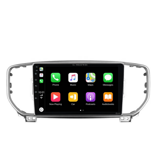 Kia Sportage (2014-2018) Plug & Play Head Unit Upgrade Kit: Car Radio with Wireless & Wired Apple CarPlay & Android Auto