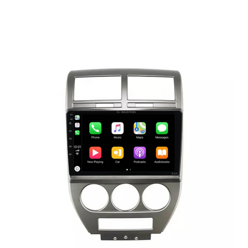 Jeep Compass (2007-2010) Plug & Play Head Unit Upgrade Kit: Car Radio with Wireless & Wired Apple CarPlay & Android Auto