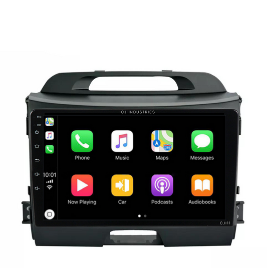 Kia Sportage (2011-2017) Plug & Play Head Unit Upgrade Kit: Car Radio with Wireless & Wired Apple CarPlay & Android Auto